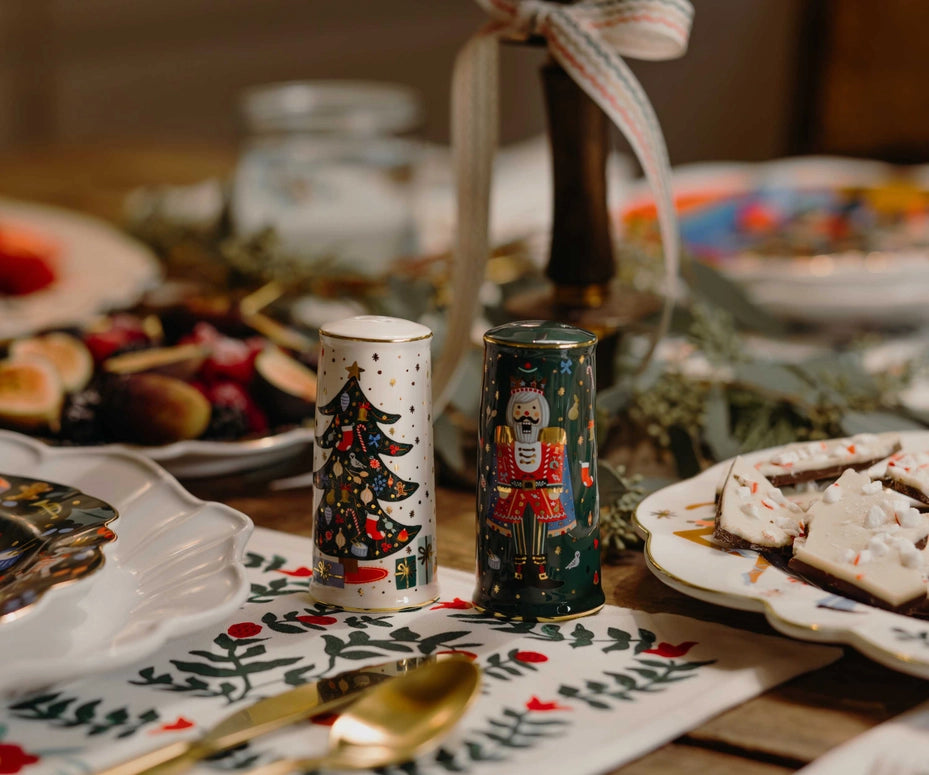 Rifle Paper Co. Nutcracker Salt & Pepper Shaker Set