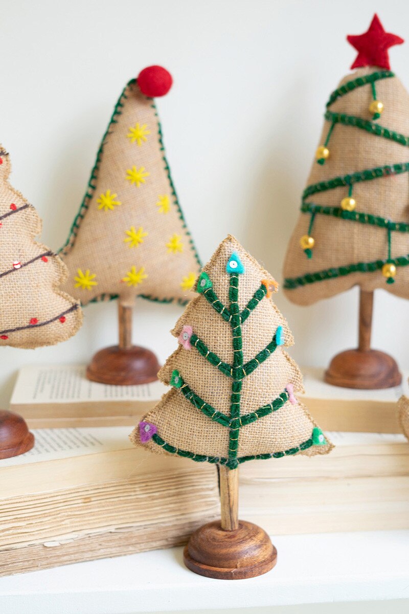 Kalalou Felt Christmas Trees