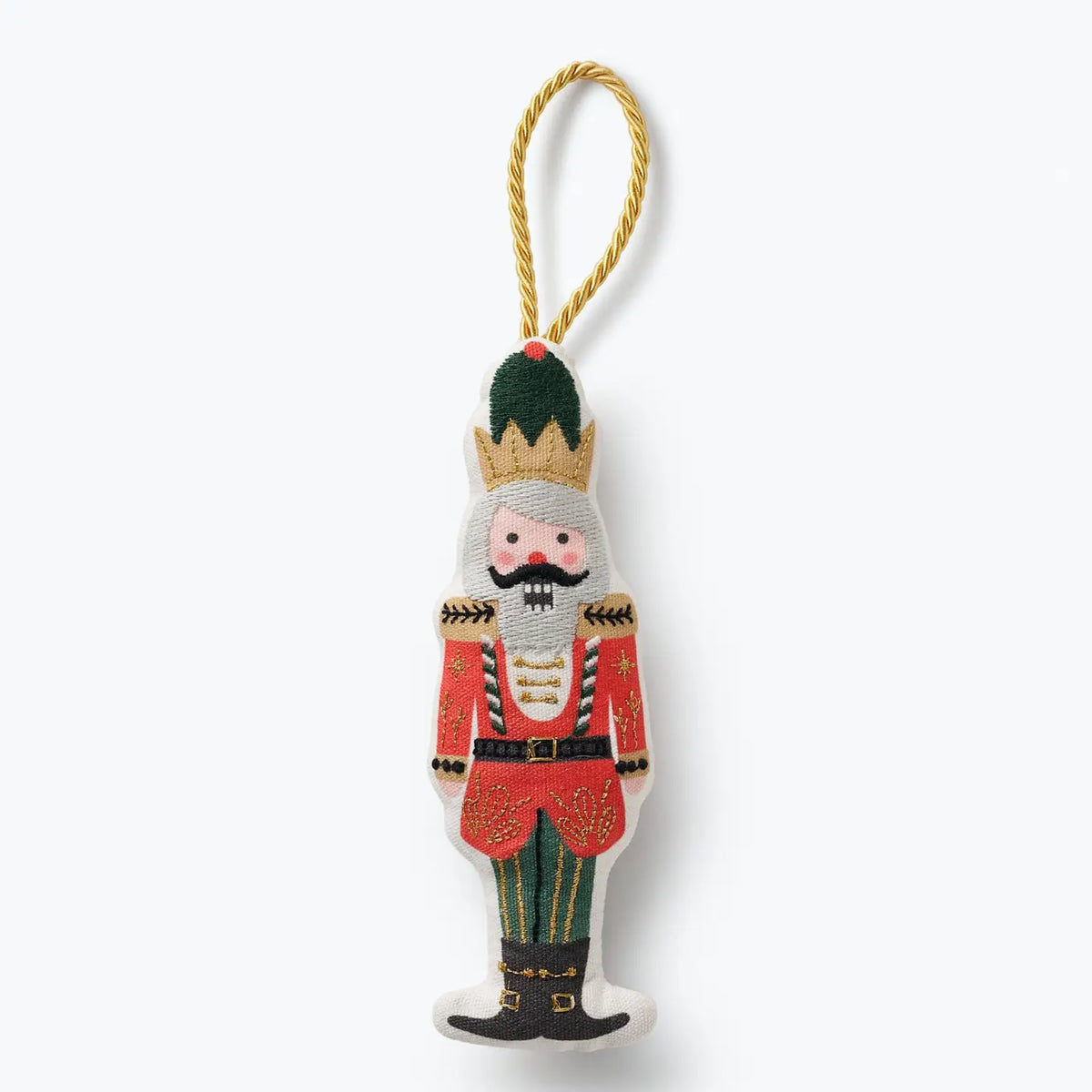 Rifle Paper Co. Nutcracker Embroidered Ornament