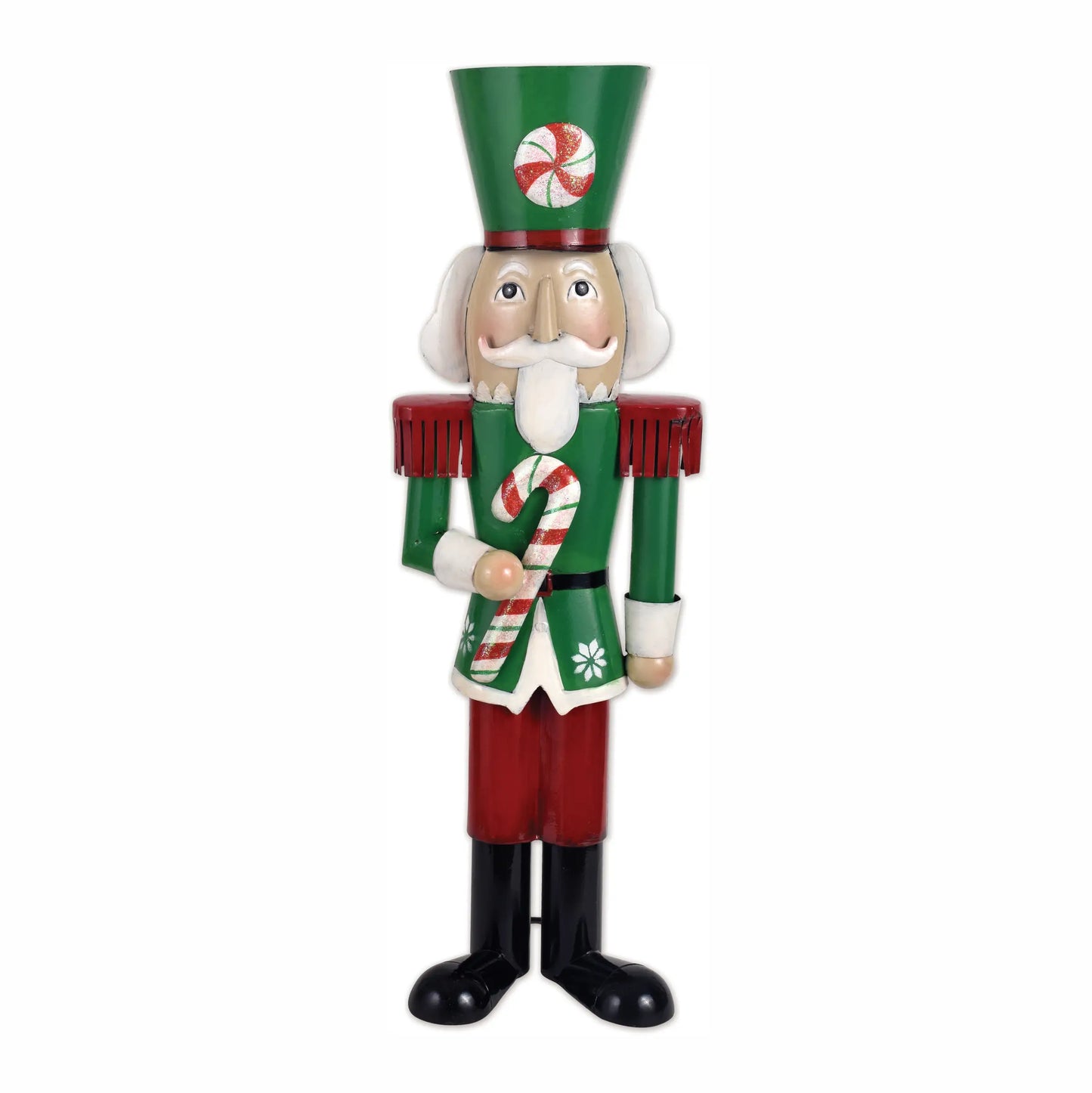 Sunset Vista Designs Candy Cane Nutcracker Sculpture