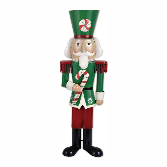 Sunset Vista Designs Candy Cane Nutcracker Sculpture