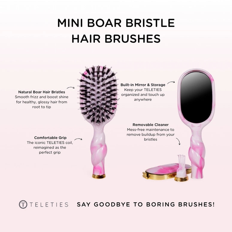 Teleties Mini Boar Brush | Pinch Me!