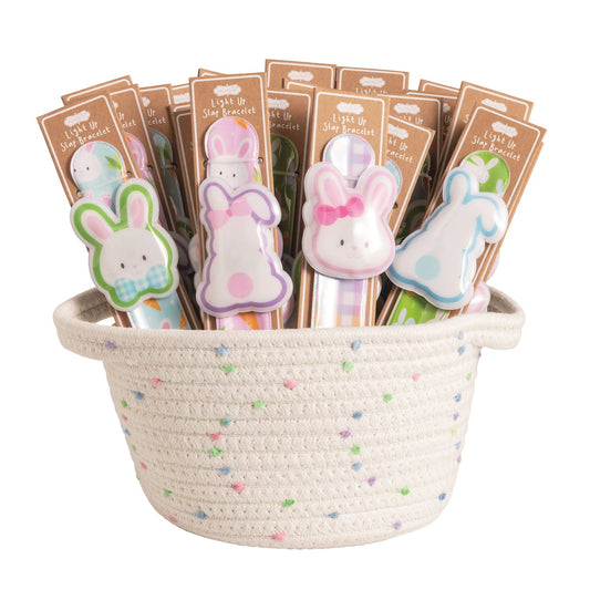 MUD PIE EASTER LIGHT-UP SLAP BRACELETS