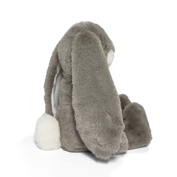 BUNNIES BY THE BAY RETIRED - LITTLE 12" FLOPPY NIBBLE BUNNY - COAL