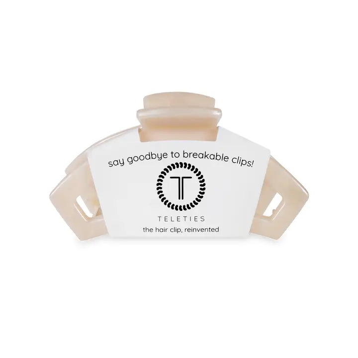 Teleties Open Hair Clip | Small | Soft Surf