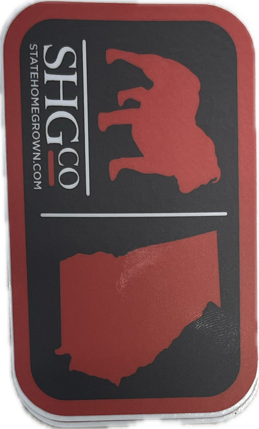 State Homegrown Apparel Co. Georgia State/Bulldog Decal