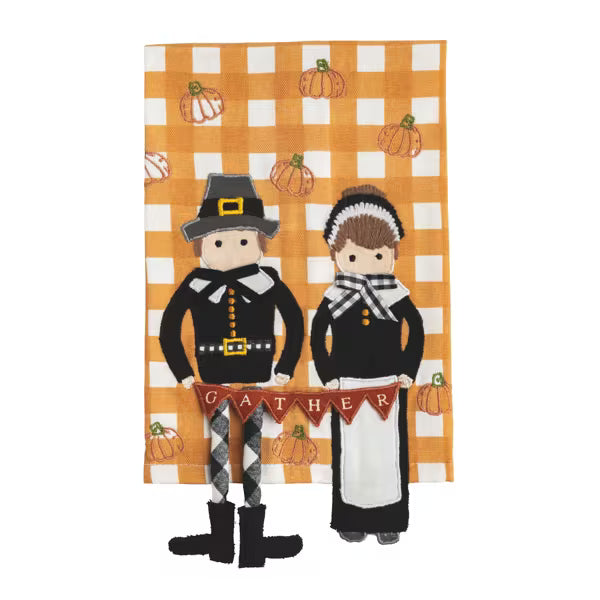 MUD PIE PILGRIM DANGLE LEG TOWEL