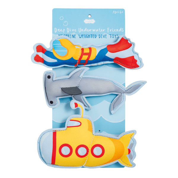 MUD PIE UNDERWATER NEOPRENE DIVE TOYS