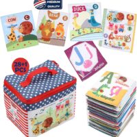 Bebe Mondo Cloth Flash Cards with bag