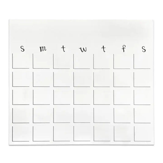 Roeda Studio Dry Erase Magnetic Calendar - 15"H X 17"W