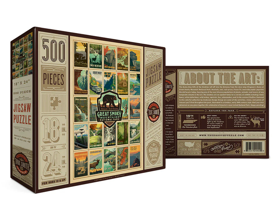 True South Great Smoky Mountains Multi Puzzle