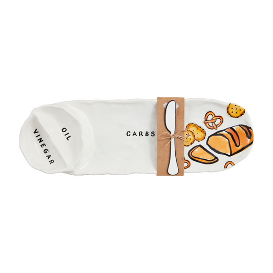 MUD PIE OIL AND VINEGAR DIPPING TRAY SET
