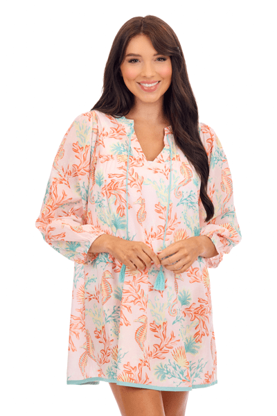 MUD PIE PEARLA COVERUP-ORANGE
