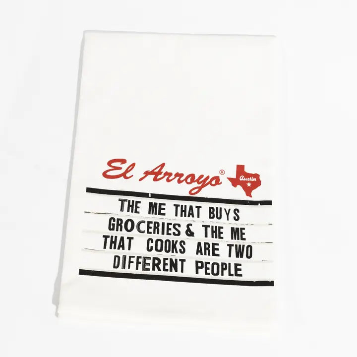 El Arroyo Tea Towel - Two Different People