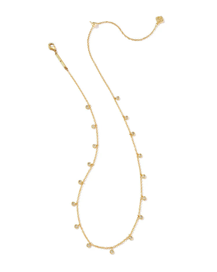 KENDRA SCOTT AMELIA CHAIN NECKLACE GOLD METAL