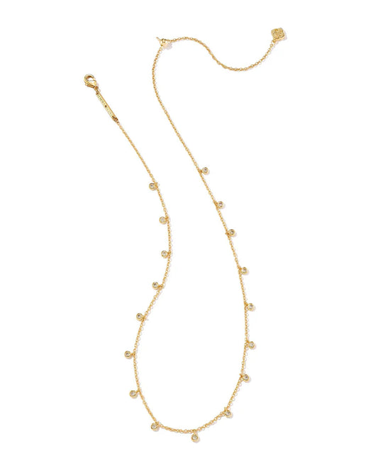 KENDRA SCOTT AMELIA CHAIN NECKLACE GOLD METAL