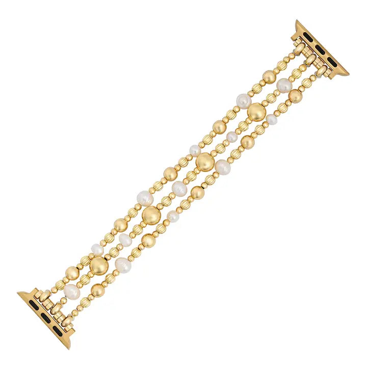 Cape Diablo Golden Pearl Essence Stretch Apple Watch Strap