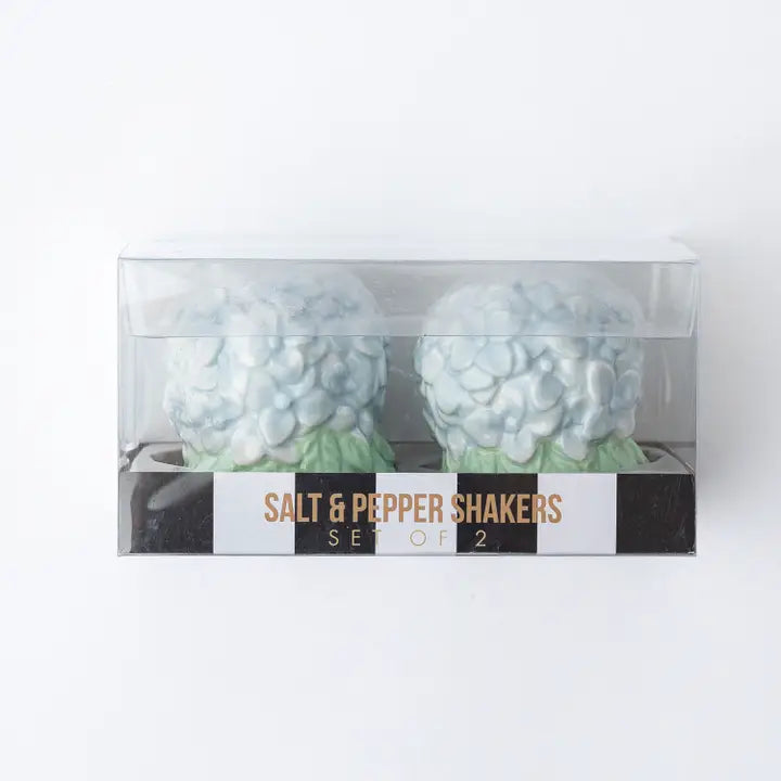 8 Oak Lane Hydrangea Salt & Pepper Shaker Boxed Set