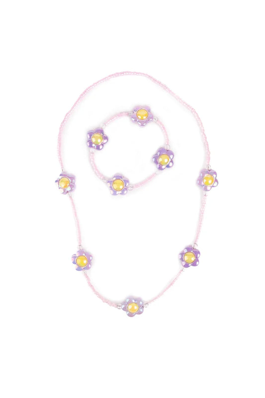 Great Pretenders Crazy for Daisies Necklace & Bracelet Set, 2pc