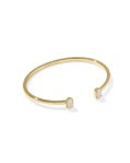 KENDRA SCOTT EMILIE CUFF BRACELET GOLD IRIDESCENT DRUSY