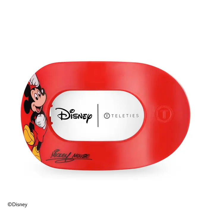 Teleties Flat Round Hair Clip | Large | Mickey Mouse