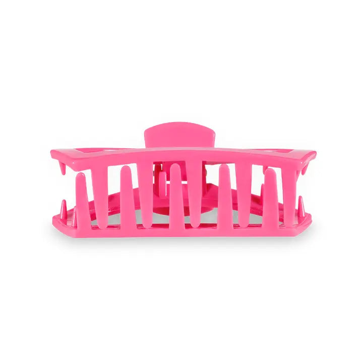 Teleties Open Hair Clip | Small | Paradise Pink