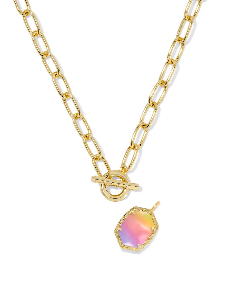 Kendra Scott Daphne Convertible Gold Link and Chain Necklace