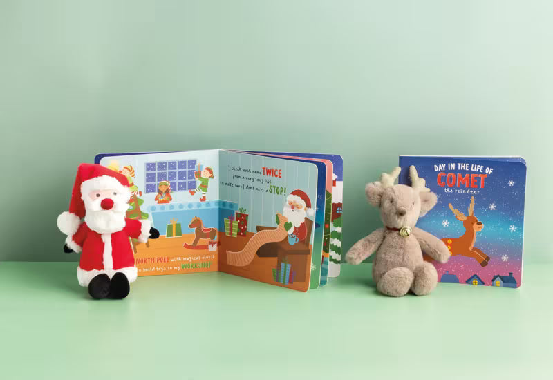 MUD PIE PLUSH REINDEER BOOK