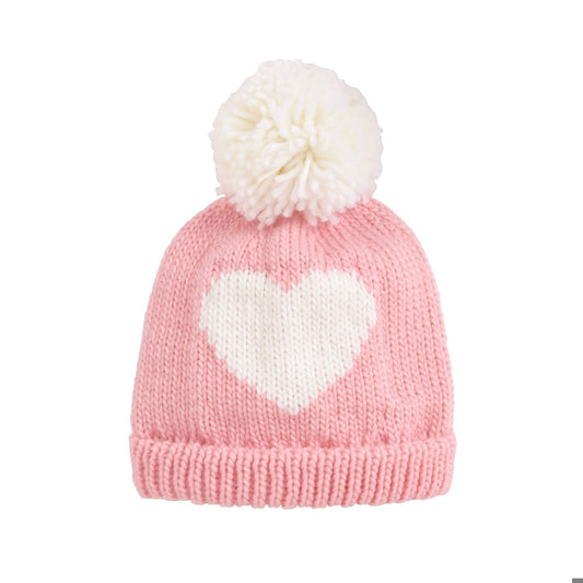 MUD PIE Heart Girl Knit Hat