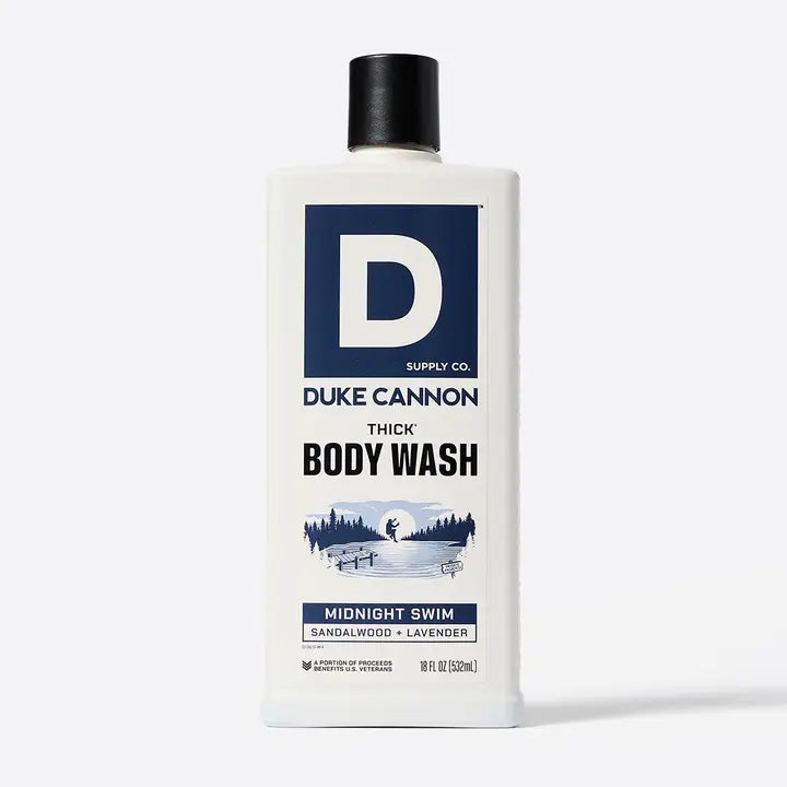 Duke Cannon Body Wash - Midnight Swim 18oz