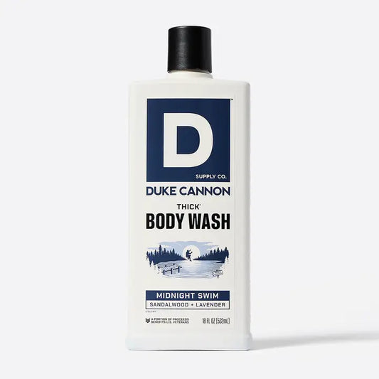 Duke Cannon Body Wash - Midnight Swim 18oz