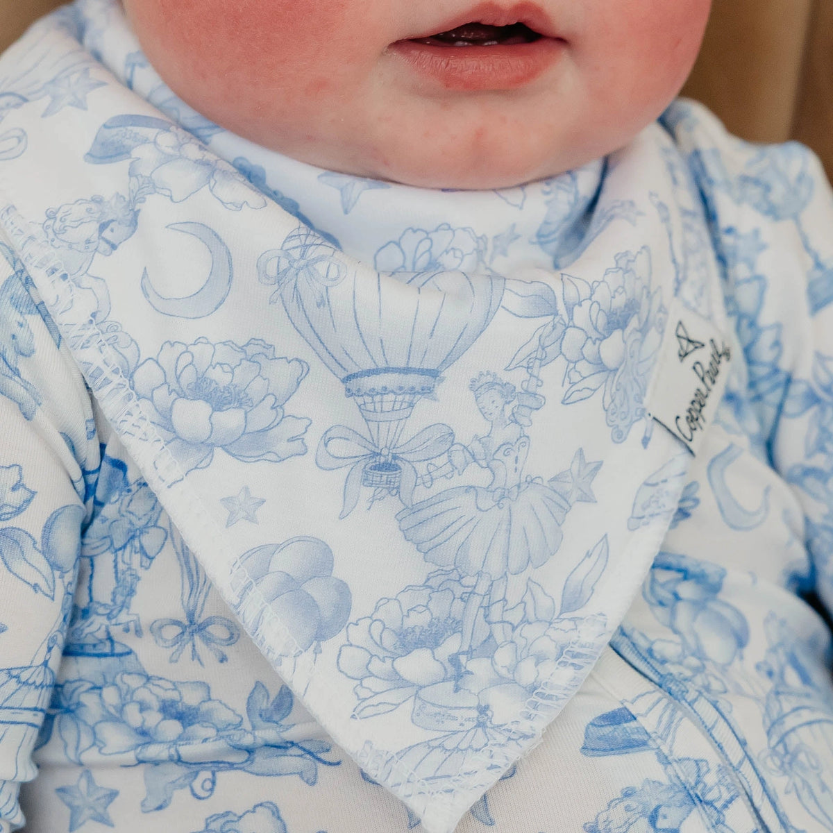 Copper Pearl 4 Pack Baby Bandana Bibs - Vintage Carnival