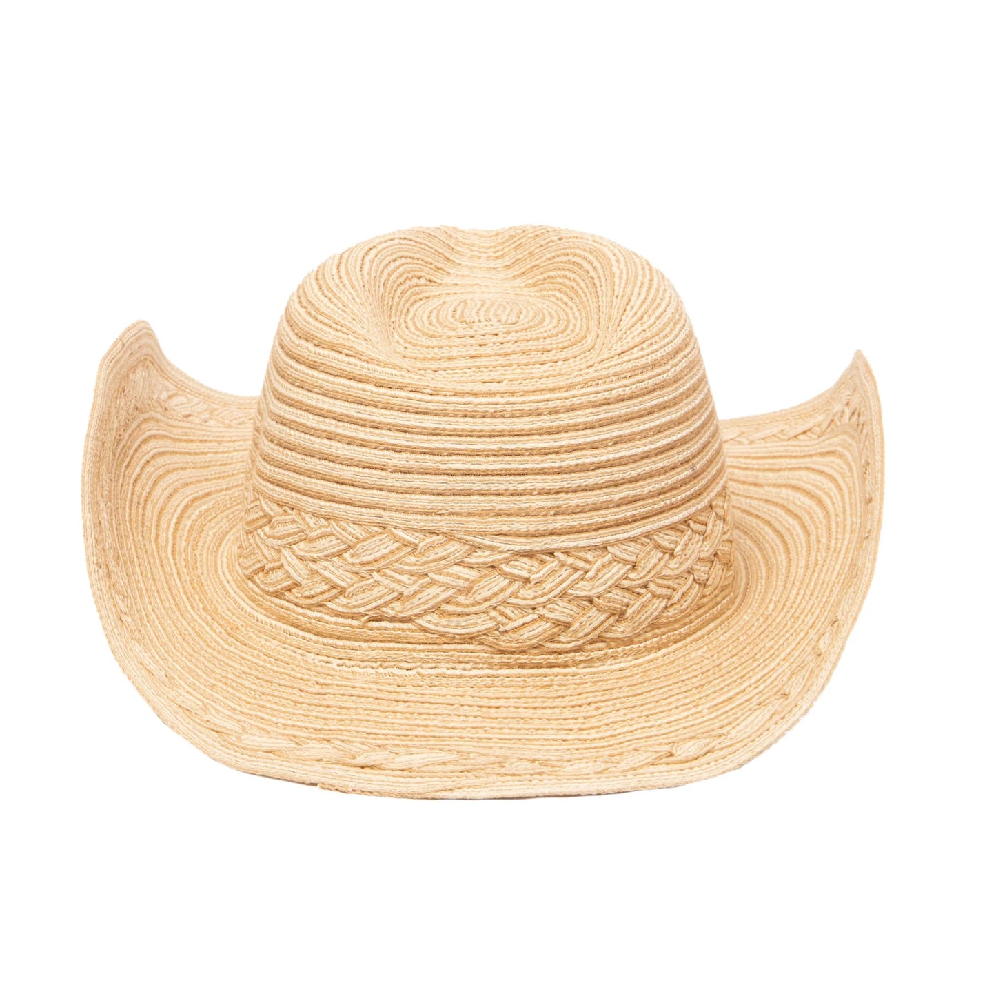 San Diego Hat Women's Mixed Braid Cowboy With Braid Insets