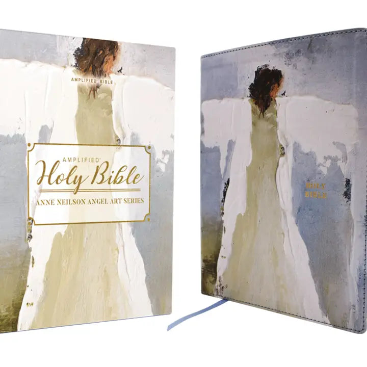Amplified Bible Anne Neilson Angel Art Leathersoft Blue