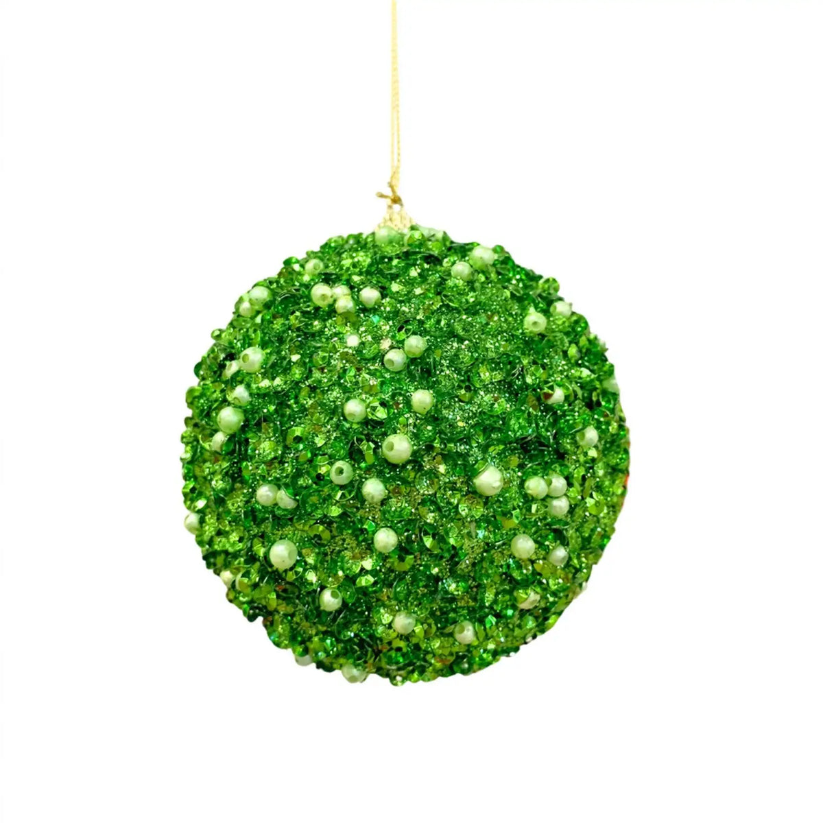 David Christopher's 4" Dazzling Sequin/Bead Ball - Light Green
