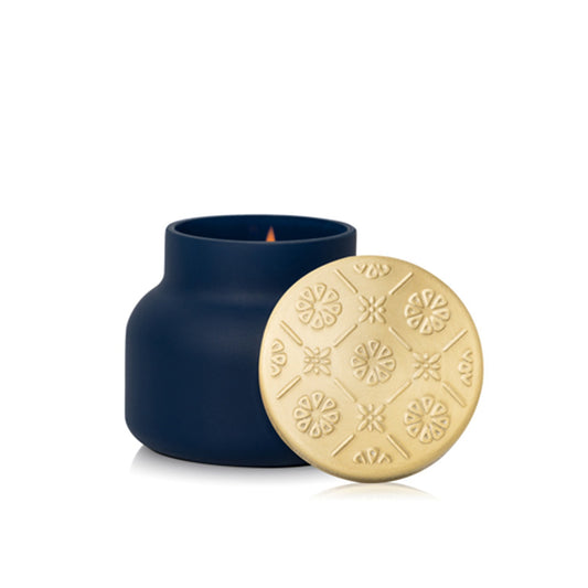 CAPRI BLUE - ARTISAN Volcano Artisan Terrazza Velluto Petite Candle