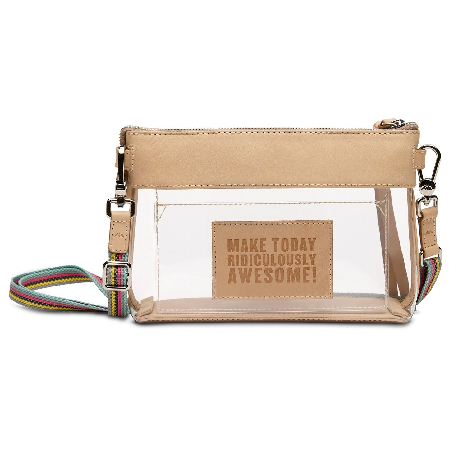 CONSUELA Midtown Crossbody, Clear Diego