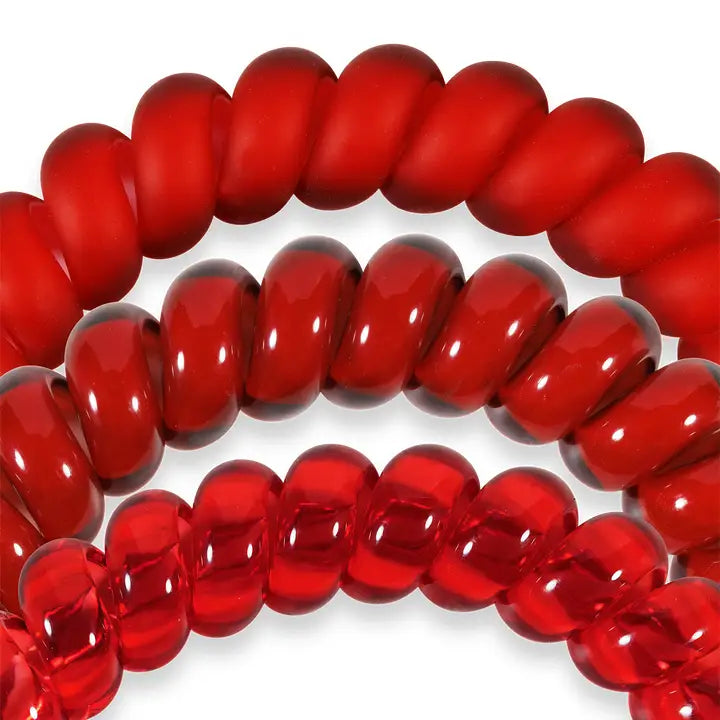 Teleties Spiral Hair Coils | Large | Red Carpet Ready Hair Ties