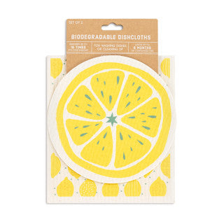 Demdaco Citrus BioDishCloths Lemons