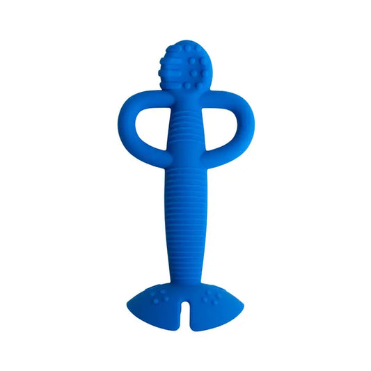 Busy Baby Teether & Training Spoon-Blue