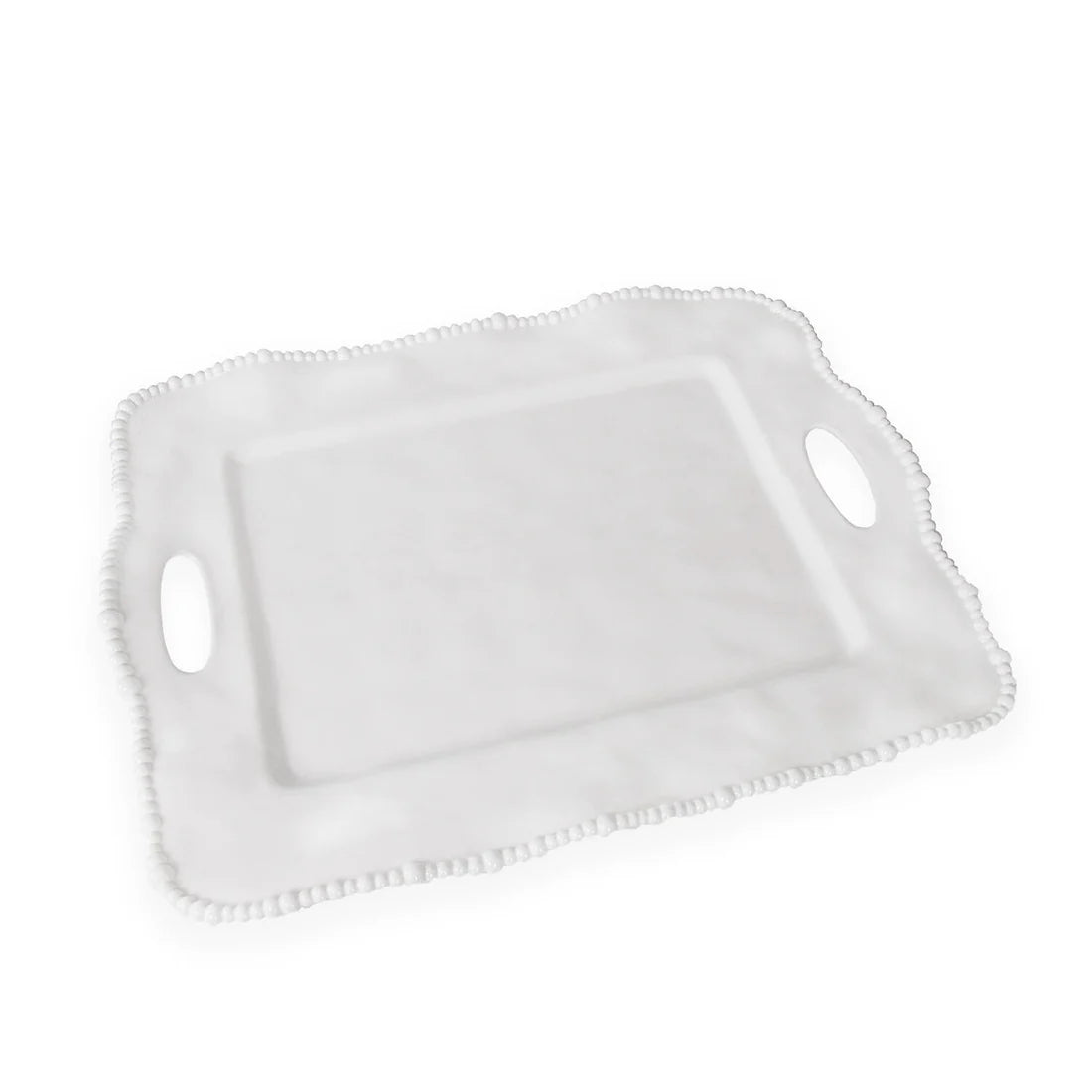 Beatriz Ball VIDA Alegria Rectangular Tray with Handles White