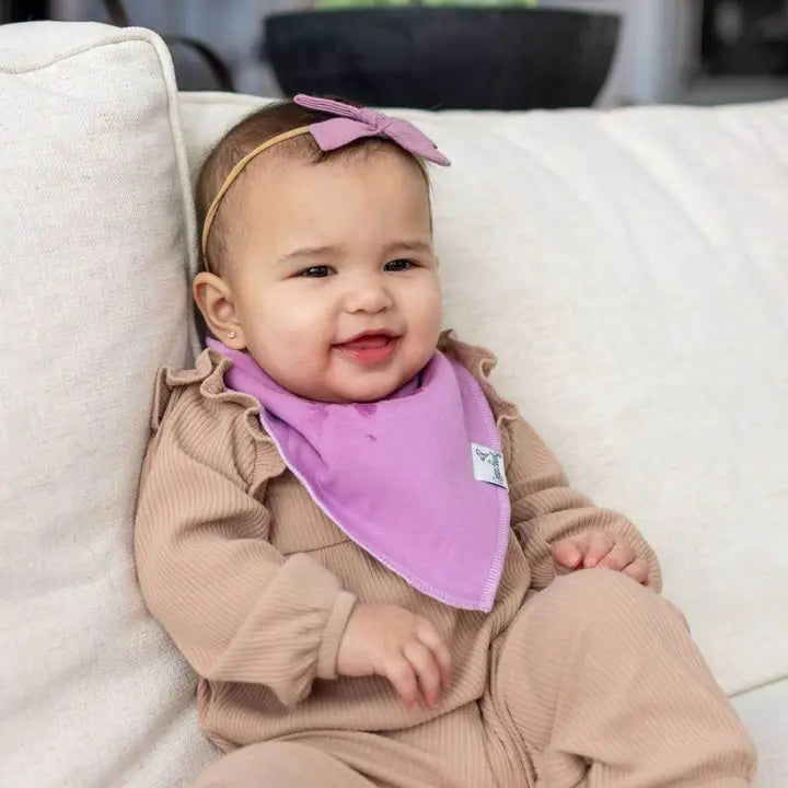 Copper Pearl Baby Bandana Bibs - Flora