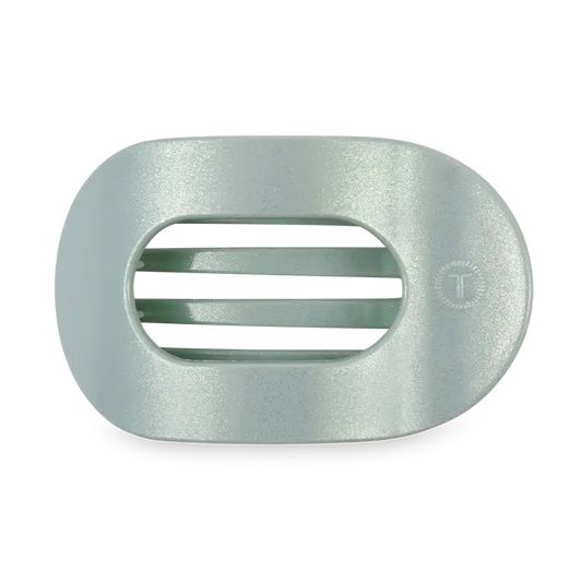Teleties Flat Round Hair Clip | Small | Dew Drop