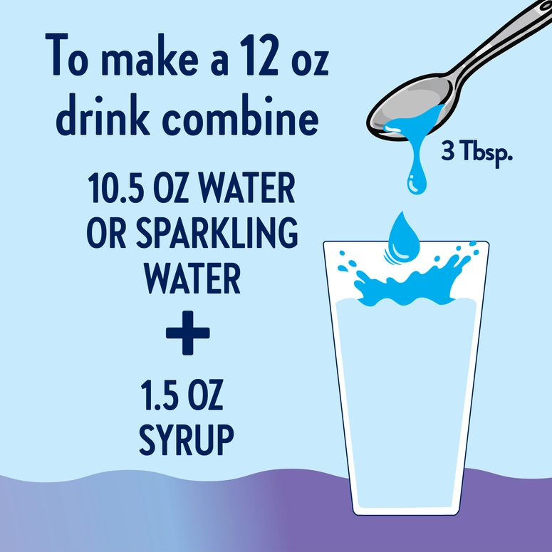 Jordan's Skinny Mixes Sugar Free Mermaid Hydration Syrup with Electrolytes 375 Ml