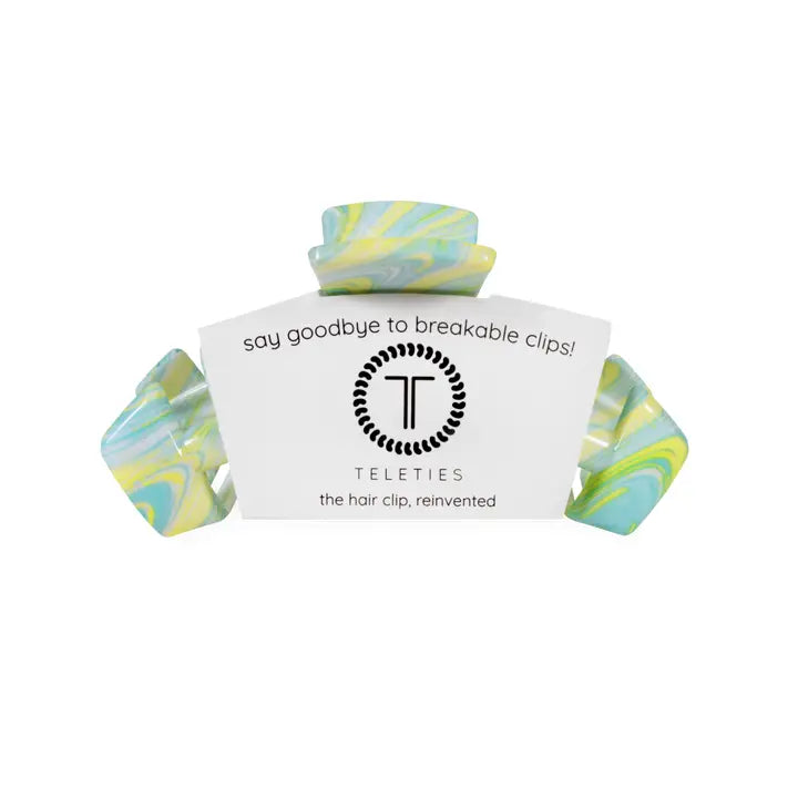 Teleties Classic | By the Sea Shore | Medium Hair Clip