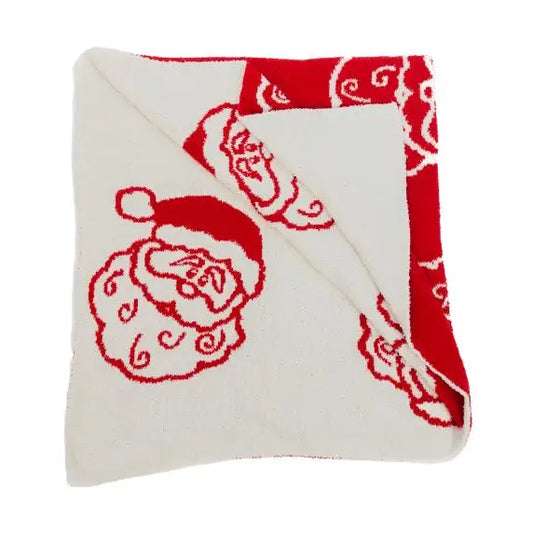Jane Marie Santa Head Blanket