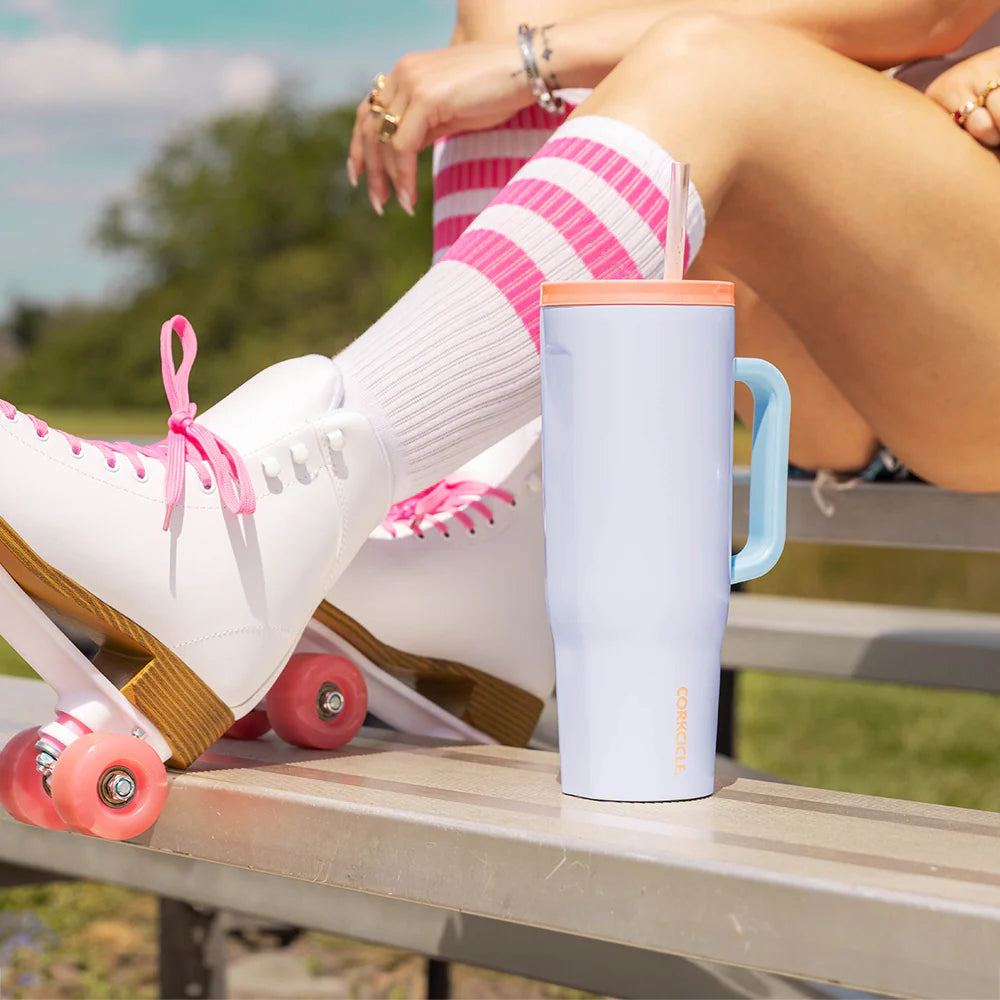 CORKCICLE CRUISER INSULATED TUMBLER WITH HANDLE-ROLLERSKATE DATE