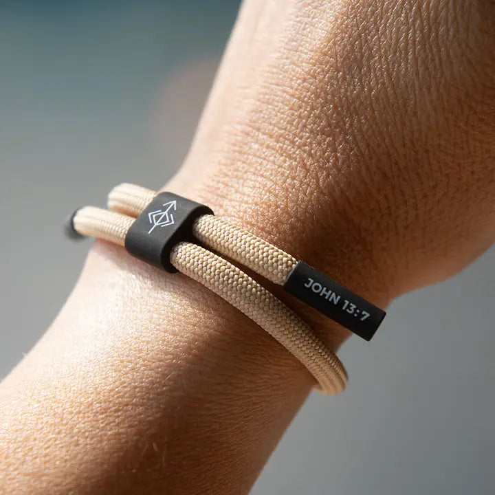 THE PRAYER I SHARE Trust His Timing Christian Cord Bracelet