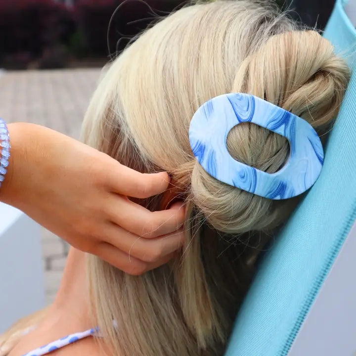 Teleties Tide & True | Medium | Flat Round Hair Clip