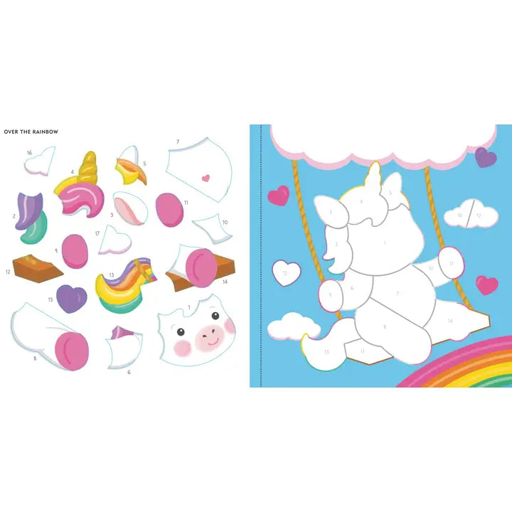 My First Color-By-Sticker Book -- Baby Unicorn Sparkles